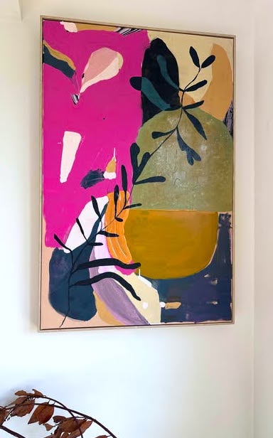 Bush Medicine Original Artwork (pink)