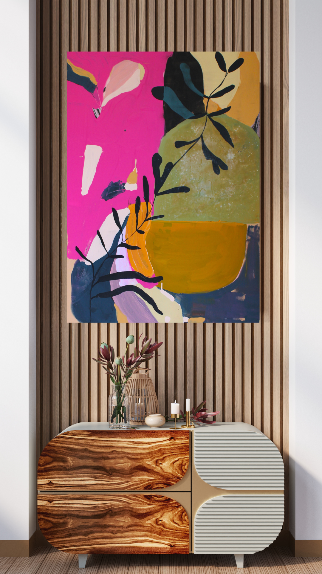 Bush Medicine Original Artwork (pink)