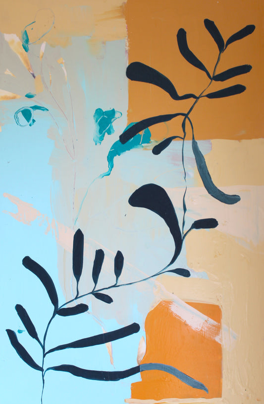 Bush Medicine Original Artwork (Blue)